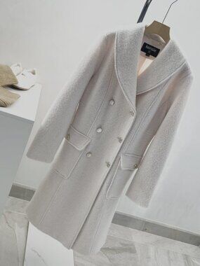 New Kensie Women’s Double-Breasted Wool-Blend Coat